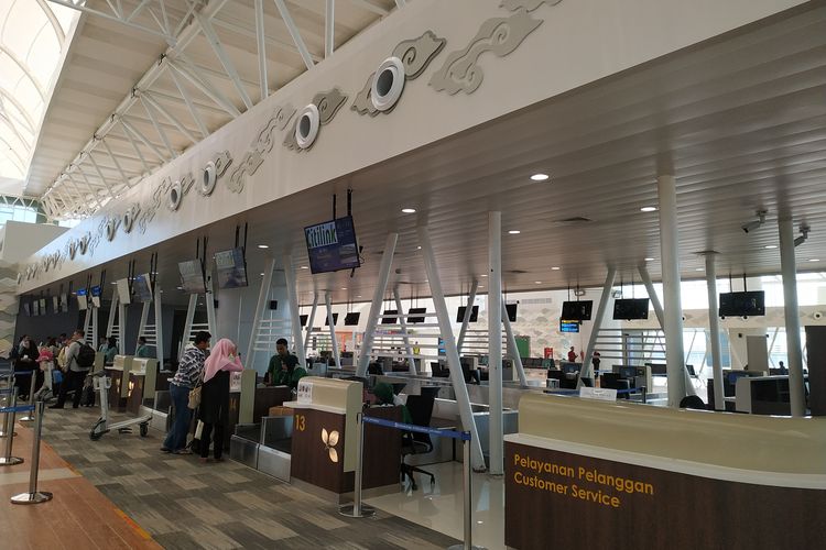 Bandara Internasional Jawa Barat (BIJB) Kertajati, Majalengka, Jawa Barat, Sabtu (6/7/2019). Citilink tutup rute penerbangan Kertajati