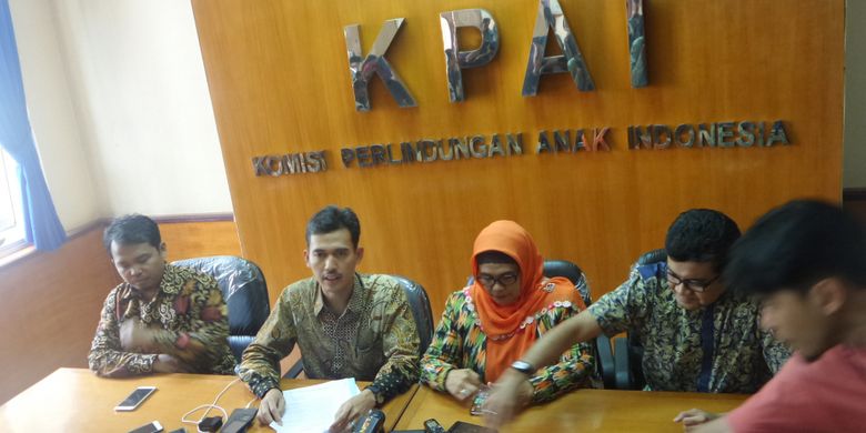 KPAI, Kementerian Sosial, LPAI, dan Kominfo melakukan kooridinasi terhadap kasus pedofilia yang diungkap oleh Polda Metro Jaya, Selasa (21/3/2017)