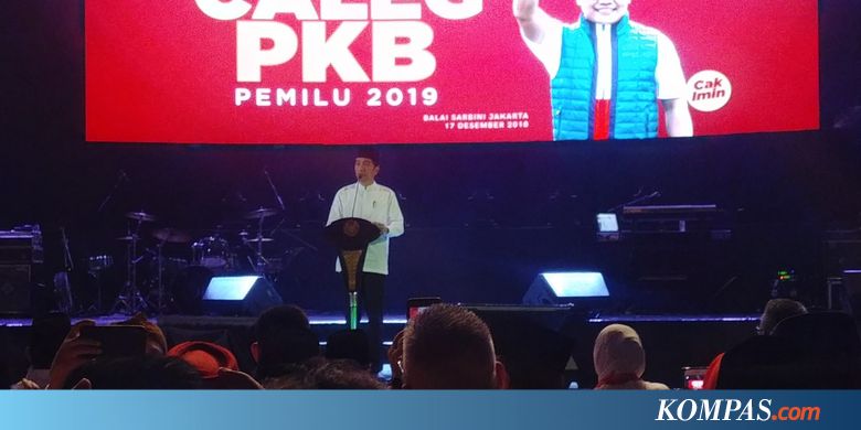 Jokowi: 91 Persen Kader PKB Pilih Jokowi-Ma'ruf