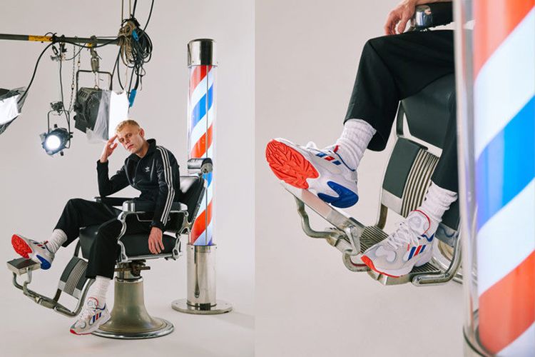 Sneakers atmos x Adidas Yung-1 Barberpole