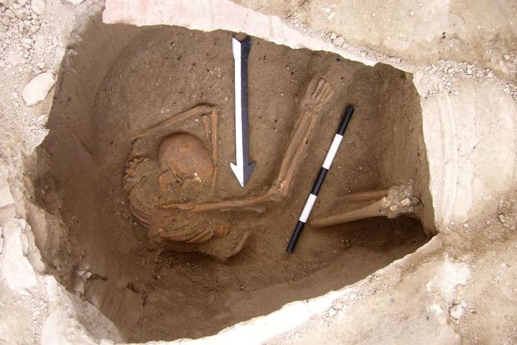 Beberapa orang Kanaan yang menjadi sampel studi ini dikuburkan di dalam kendi tanah liat besar.