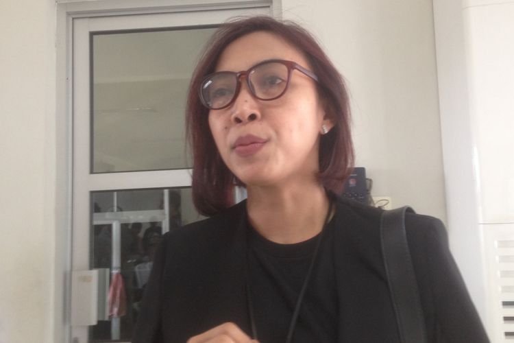 Ruth Marini menjadi salah satu juri Festival Teater Pelajar ke-11 di Kabupaten Kudus, Jawa Tengah, Sabtu (17/11/2018).