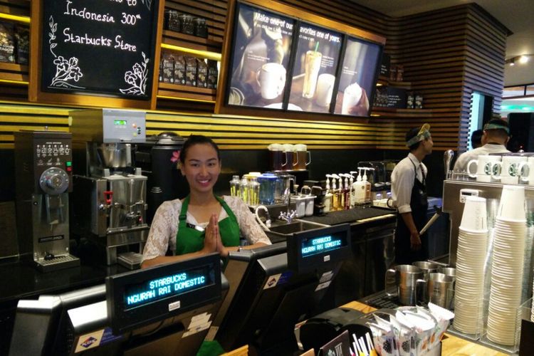 Gerai ke 300 Starbucks Indonesia di Bandara I Gusti Ngurah Rai, Bali