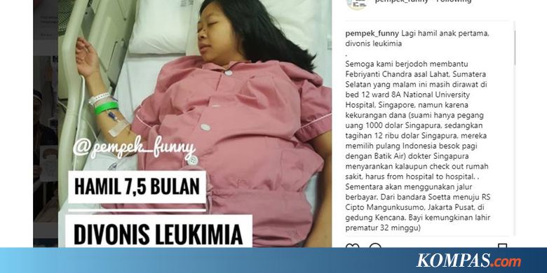 Sedang Hamil 7,5 Bulan, Perempuan Ini Divonis Idap Leukemia