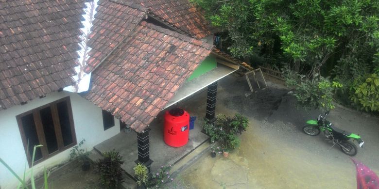 Situasi homestay di Segajih, Desa Hargotirto, Kecamatan Kokap, Kulon Progo, Yogyakarta, Senin (28/5/2018).