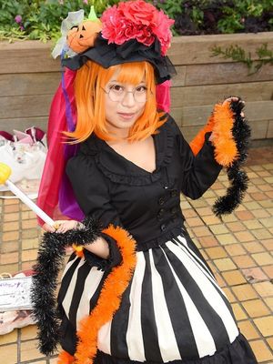 Peserta Ikebukuro Halloween Cosplay Festival 2016.