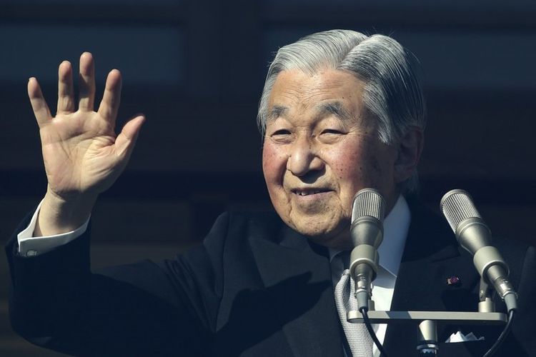 Kaisar Jepang Akihito berulang tahunnya yang ke-84 pada Sabtu (23/12/2017). (AP Photo)