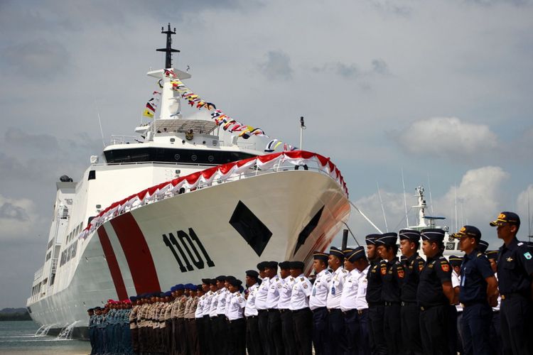 KN Tanjung Datu-1101 merupakan kapal patroli terbesar yang dimiliki Bakamla saat ini.
