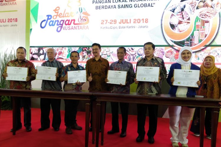 Kementerian Pertanian menyelenggarakan Gelar Pangan Nusantara di Kartika Expo, Balai Kartini Jakarta, 27 hingga 29 Juli 2018.