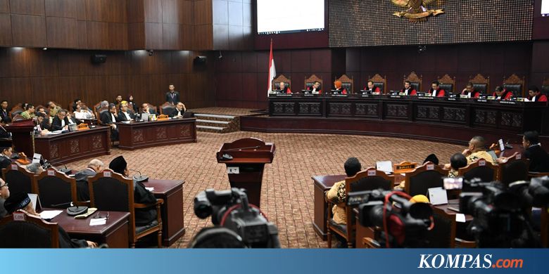 MK Tolak Perhitungan Suara Versi Prabowo-Sandiaga - Kompas.com - KOMPAS.com