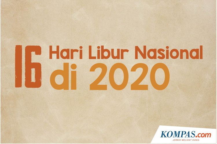 Infografik: 16 Hari Libur Nasional 2020