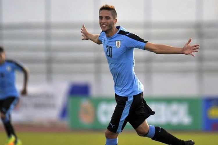 Gelandang timnas Uruguay, Rodrigo Bentancur. 