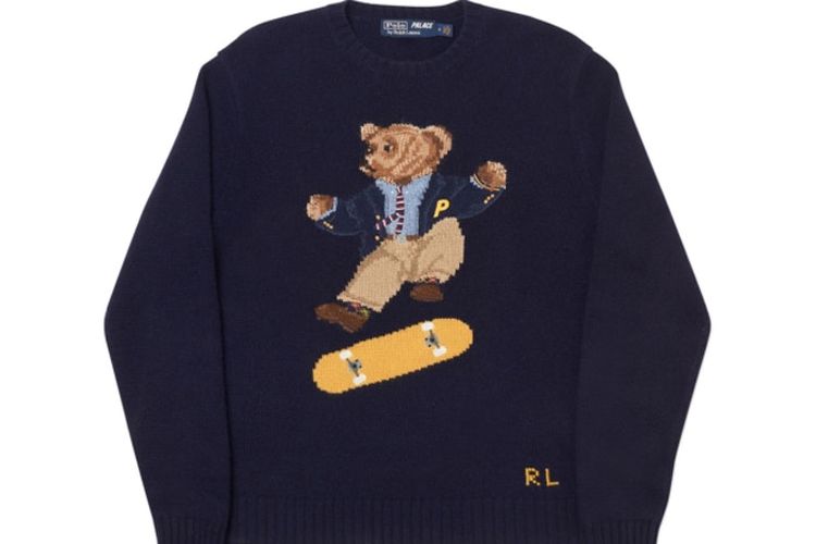 Palace x Ralph Lauren Skate Polo Bear Sweater