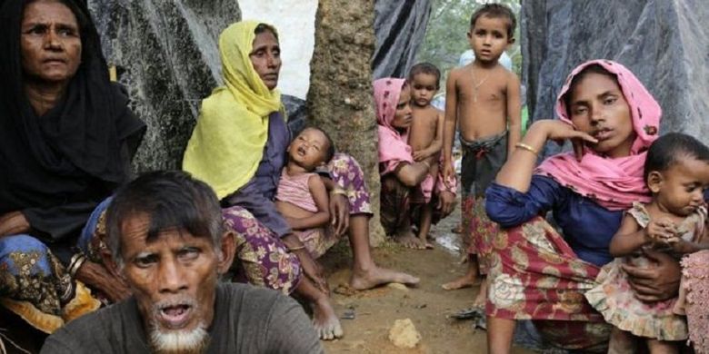 Pengungsi Rohingnya menempati apa saja yang tersedia di kawasan Coxs Bazar, distrik Bangladesh yang paling dekat dengan Myanmar.