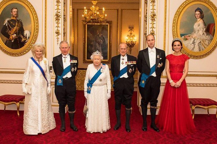 Keluarga kerajaan Inggris.