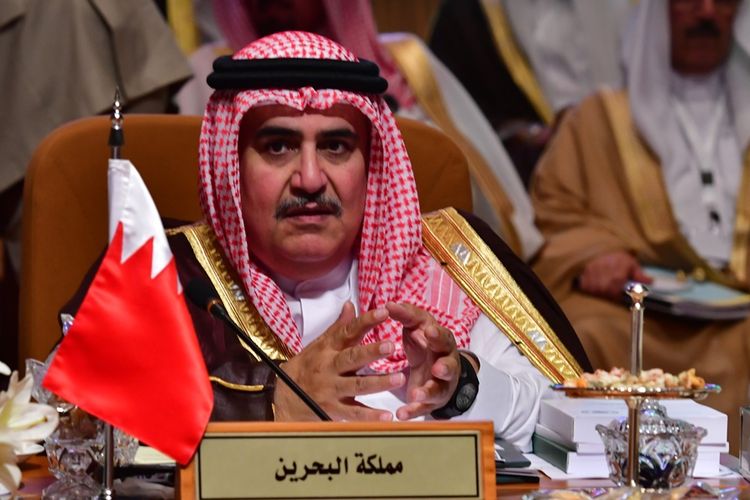 Menteri Luar Negeri Bahrain, Shiekh Khalid al-Khalifa.