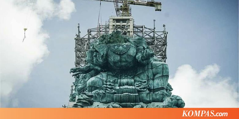 Hari Ini Patung Garuda Wisnu Kencana Dipasupati dan Pemasangan Mahkota