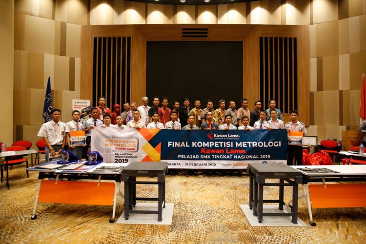 Final Kompetisi Metrologi Kawan Lama SMK Tingkat Nasional 2019 yang diadakan di kantor pusat Kawan Lama, Jakarta (21/2/2019) telah memunculkan 3 juara yang didominasi SMK luar Jakarta. Foto: Kawan Lama