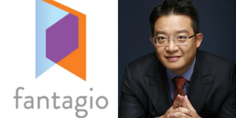 Logo Fantagio Entertainment dan CEO Wei Jie.