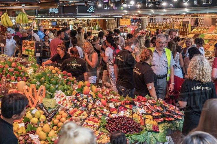 La Boqueria, Spanyol.