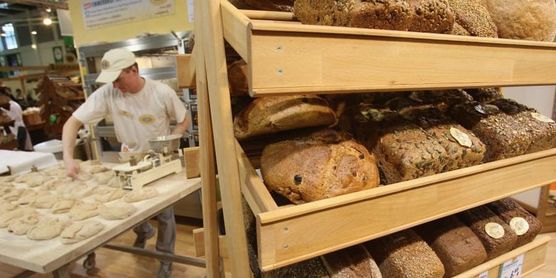 Pembuat roti di Jerman.