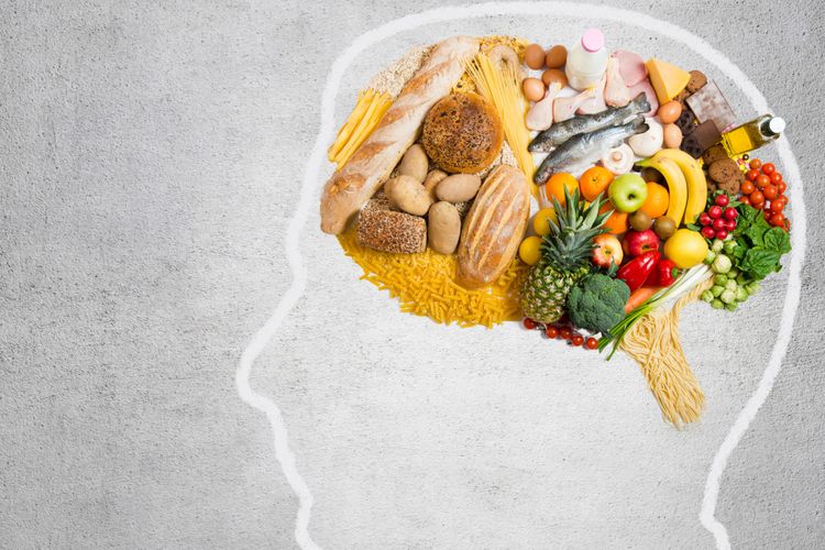 Ilustrasi makanan untuk kesehatan otak