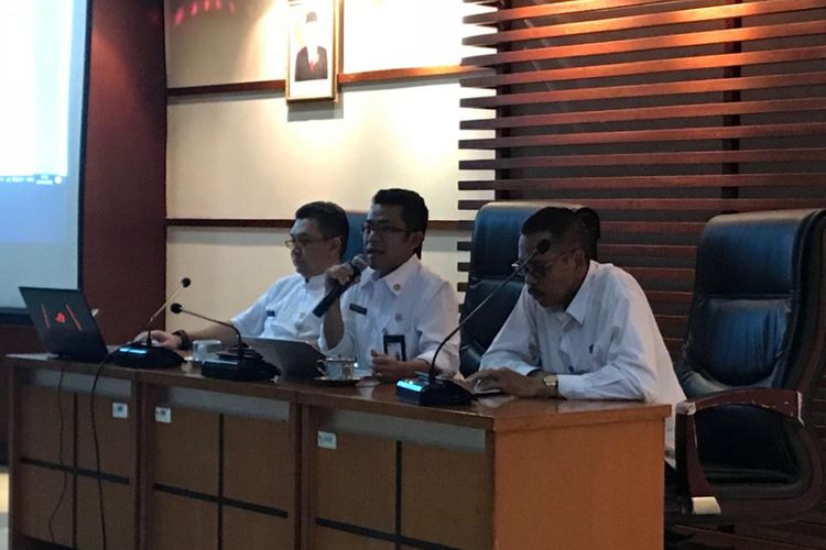 Konferensi pers Badan Kepegawaian Negara (BKN) soal sebaran titik seleksi kompetensi dasar di Kantor Pusat BKN, Jakarta Timur, Rabu (24/10/2018).