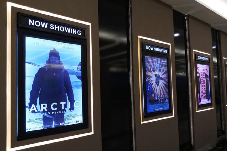 Film Arctic diputar di Cinemaxx Lippo Plaza Mampang, Jakarta Selatan, Rabu (3/4/2019), untuk acara menonton bareng yang diadakan oleh Kompas.com bersama Pratama Film bagi kalangan pencinta alam.