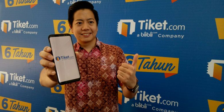 Gaery Undarsa, Chief Communication & Co-Founder Tiket.com di Jakarta, Kamis (24/5/2017).
