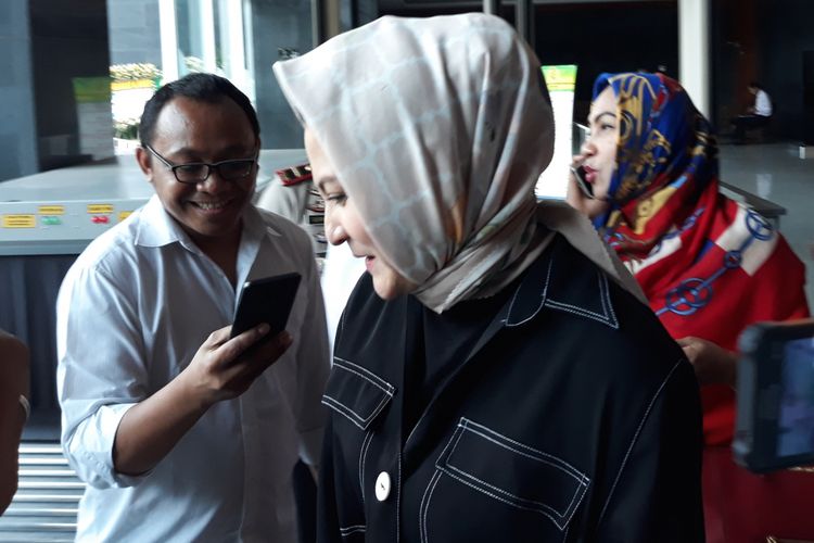 Istri Setya Novanto, Deisti Astriani Tagor di Pengadilan Tipikor Jakarta, Selasa (4/9/2018).