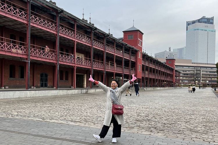 Redbrick Warehouse, tujuan wisata di Yokohama, Jepang. (KOMPAS.COM/YUHARRANI AISYAH)