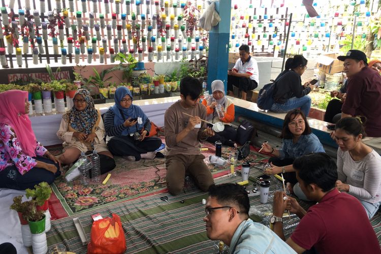 Rumah Bibit di Kampung Bekelir, Kelurahan Babakan, Kota Tangerang, Minggu (30/9/2018). 