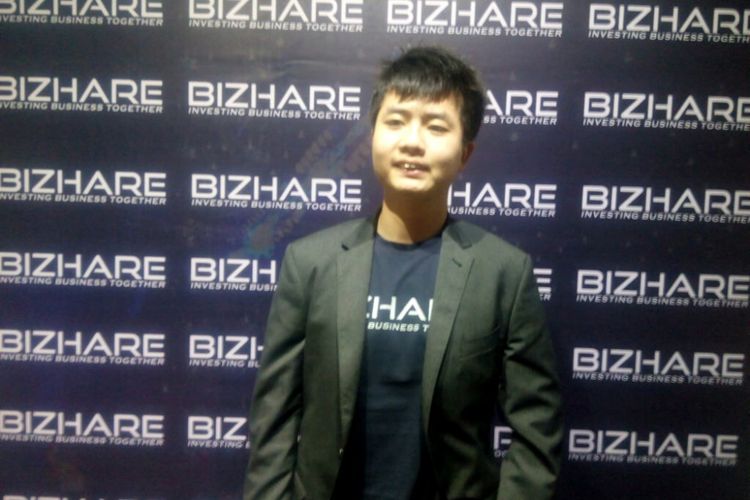 COE and Co-Founder Bizhare, Heinrinch Vincent berpose dalam sebuah acara di Jakarta, Sabtu (23/2/2019).