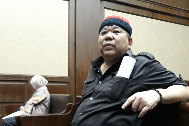 Direktur Utama PT Sawit Golden Prima Hery Susanto alias Abun menjalani sidang putusan di Pengadilan Tipikor Jakarta, Jumat (18/5/2018).