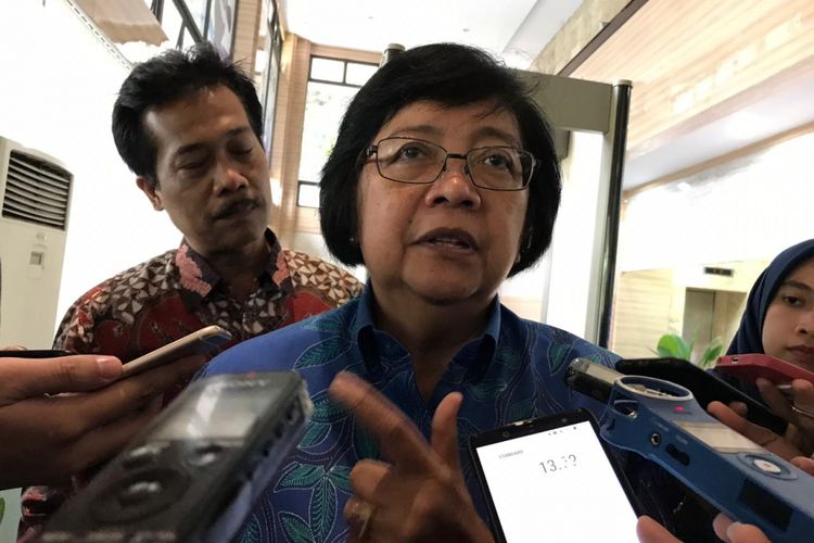 Menteri Lingkungan Hidup dan Kehutanan Siti Nurbaya