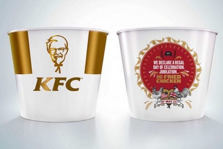 Ember ayam goreng KFC edisi Royal Wedding