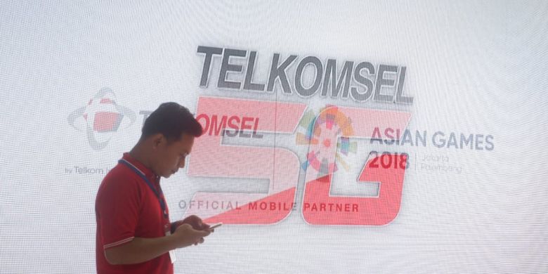 Ilustrasi layanan 5G Telkomsel.