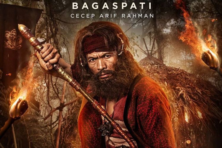 Cecep Arif Rahman berperan sebagai karakter jahat Bagaspati dalam film Wiro Sableng.