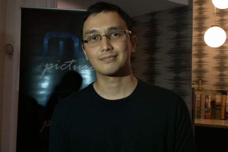 Dimas Aditya saat ditemui usai syukuran film Twivortiare di kawasan Kebayoran Baru, Jakarta Selatan, Selasa (8/1/2019).