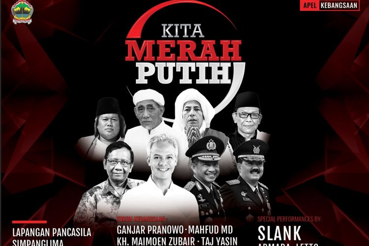 Pamflet apel kebangsaan di Semarang, Minggu (17/3/2019)