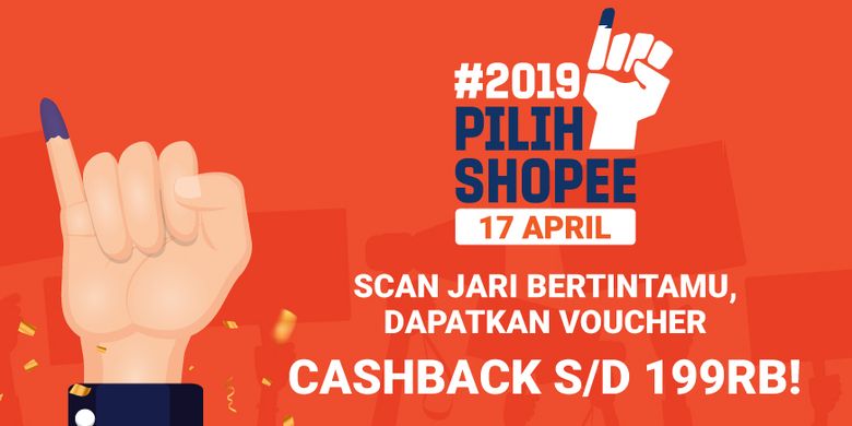 Promosi Shopee Indonesia untuk Pemilu 2019