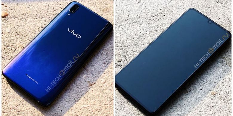 Penampakan Vivo V11 yang beredar di internet.