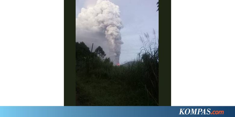 Sejak Minggu Dini Hari, Gunung Soputan Erupsi Tiga Kali