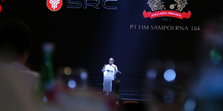 Menteri Ketenagakerjaan (Menaker) Hanif di acara Pesta Retail Nasional yang diselenggarakan PT HM Sampoerna di Serpong, Tangerang, Kamis (22/11/2018) malam.