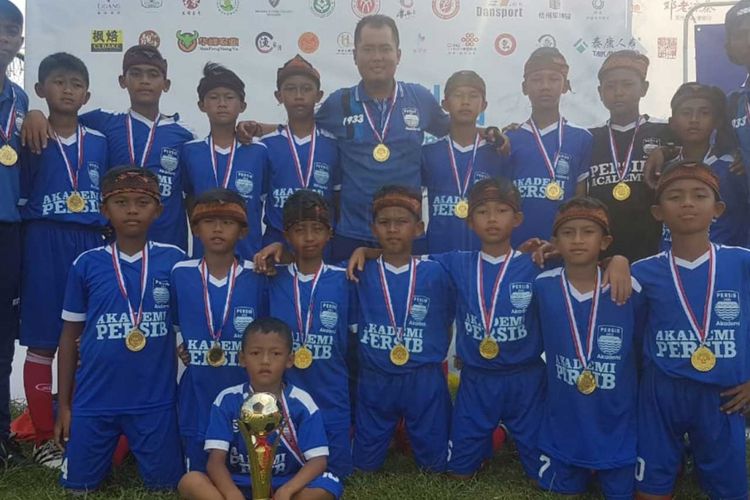 Tim Akademi Persib Cimahi meraih juara di turnamen internasional Dream Come True (DCT) U-12