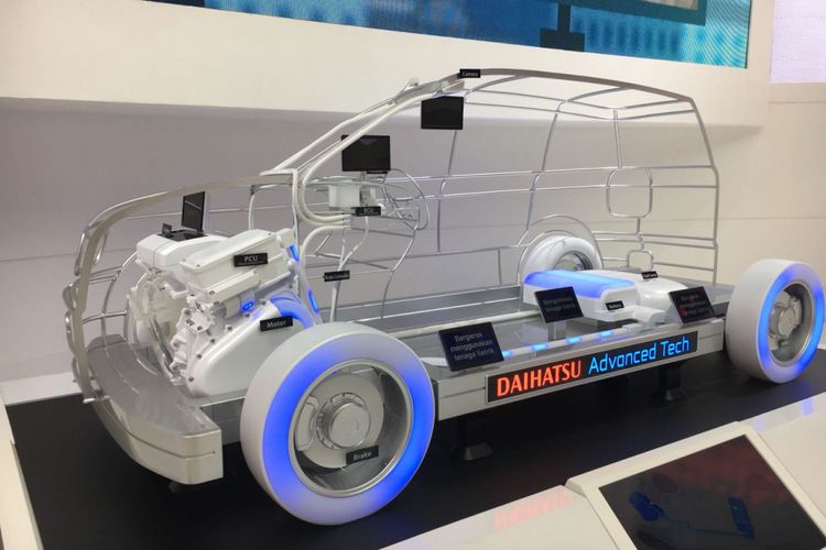 Daihatsu Advance Tech, termasuk hybrid dan listrik Daihatsu di GIIAS 2018.