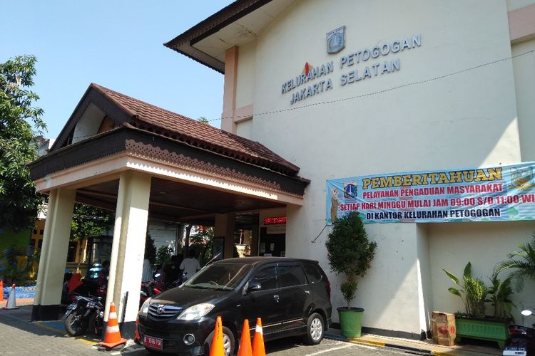 Kantor Kelurahan Petogogan, Kebayoran Baru, Jakarta Selatan, Jumat (31/5/2019)