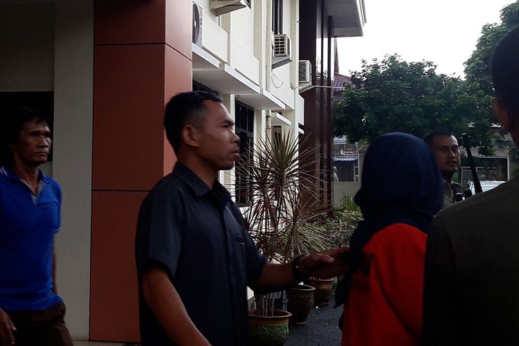 Terdakwa utama kasus pembunuhan Dufi usai dilakukan sidang lanjutan di PN Cibinong, Kabupaten Bogor, Selasa (2/4/2019).