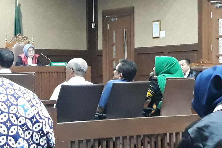 Deasy Diah Suryono saat bersaksi di Pengadilan Tipikor Jakarta, Kamis (9/5/2019).
