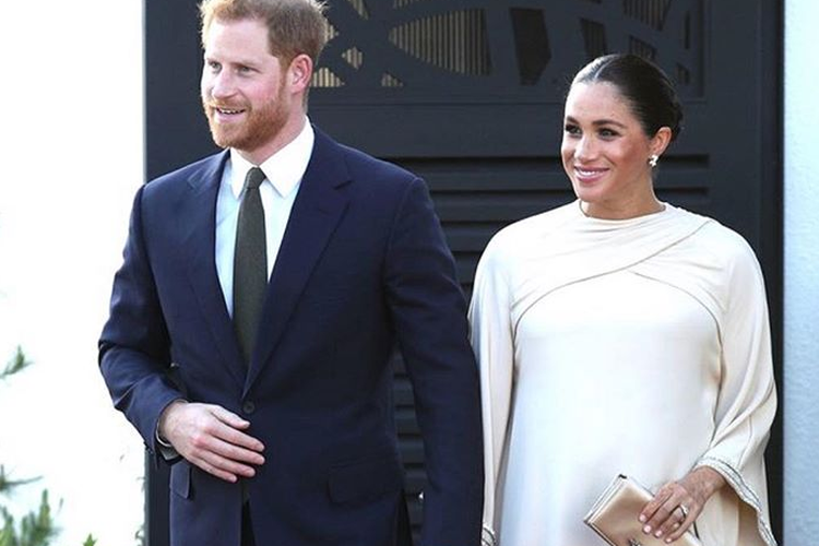 Meghan Markle dan Pangeran Harry saat berada di Maroko